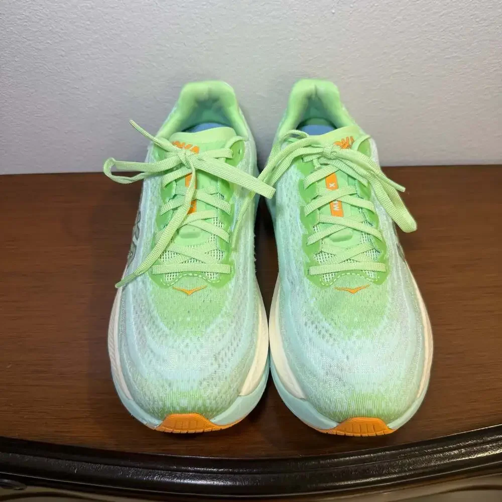 Hoka One One Women's Mach X Lime Glow Running Shoes Size 8.5B